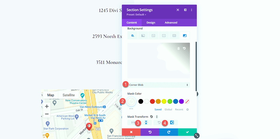 Divi Enlarge Map On Scroll With Scroll Effects Layout 2 Background Mask