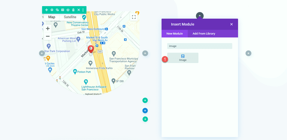 Divi Enlarge Map On Scroll With Scroll Effects Layout 2 Image