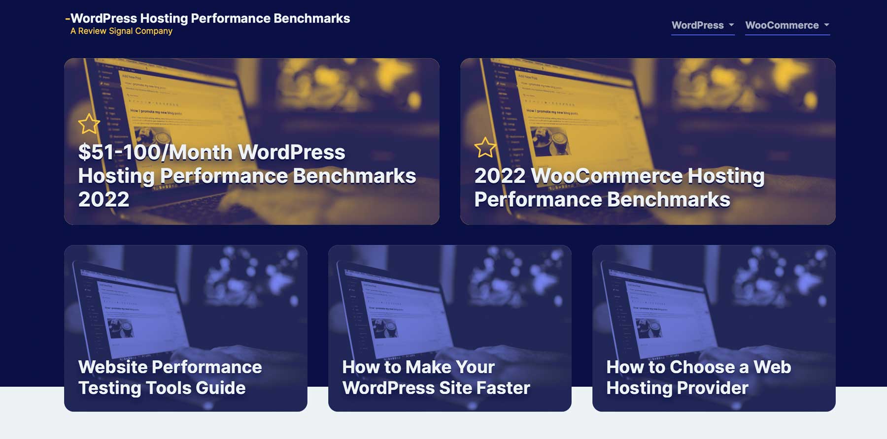 WordPress hosting performance benchmarks