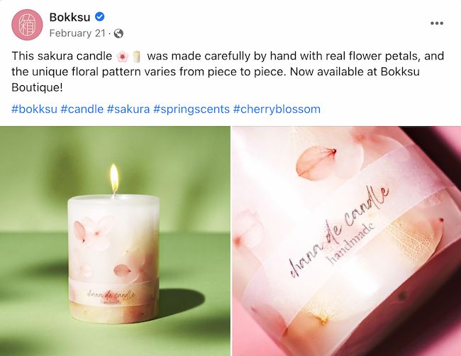 Facebook post ideas: Bokksu
