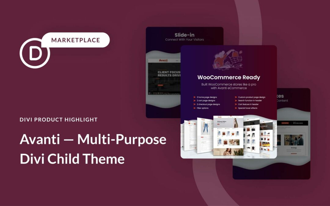 Divi Product Highlight: Avanti – Divi Multi-Purpose Child Theme