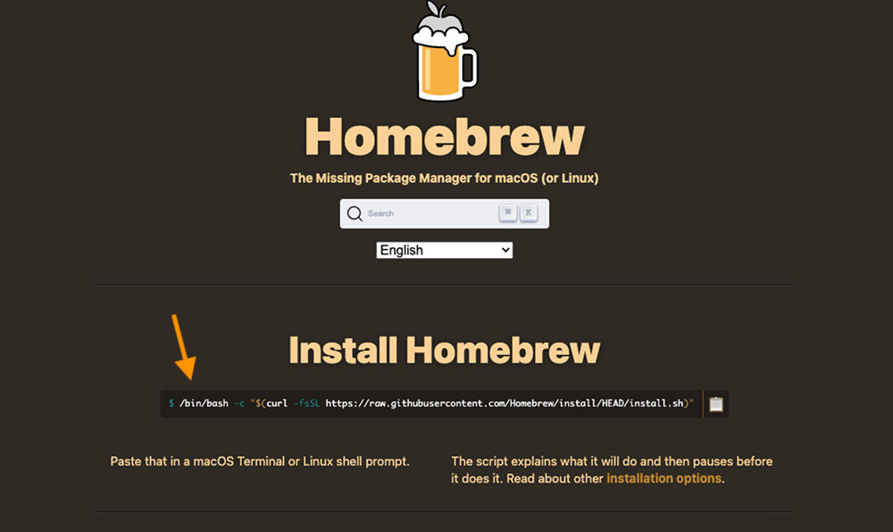 homebrew website