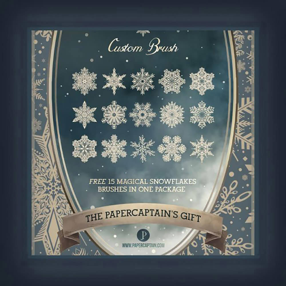 The Magical Snowflakes Photoshop Brushes