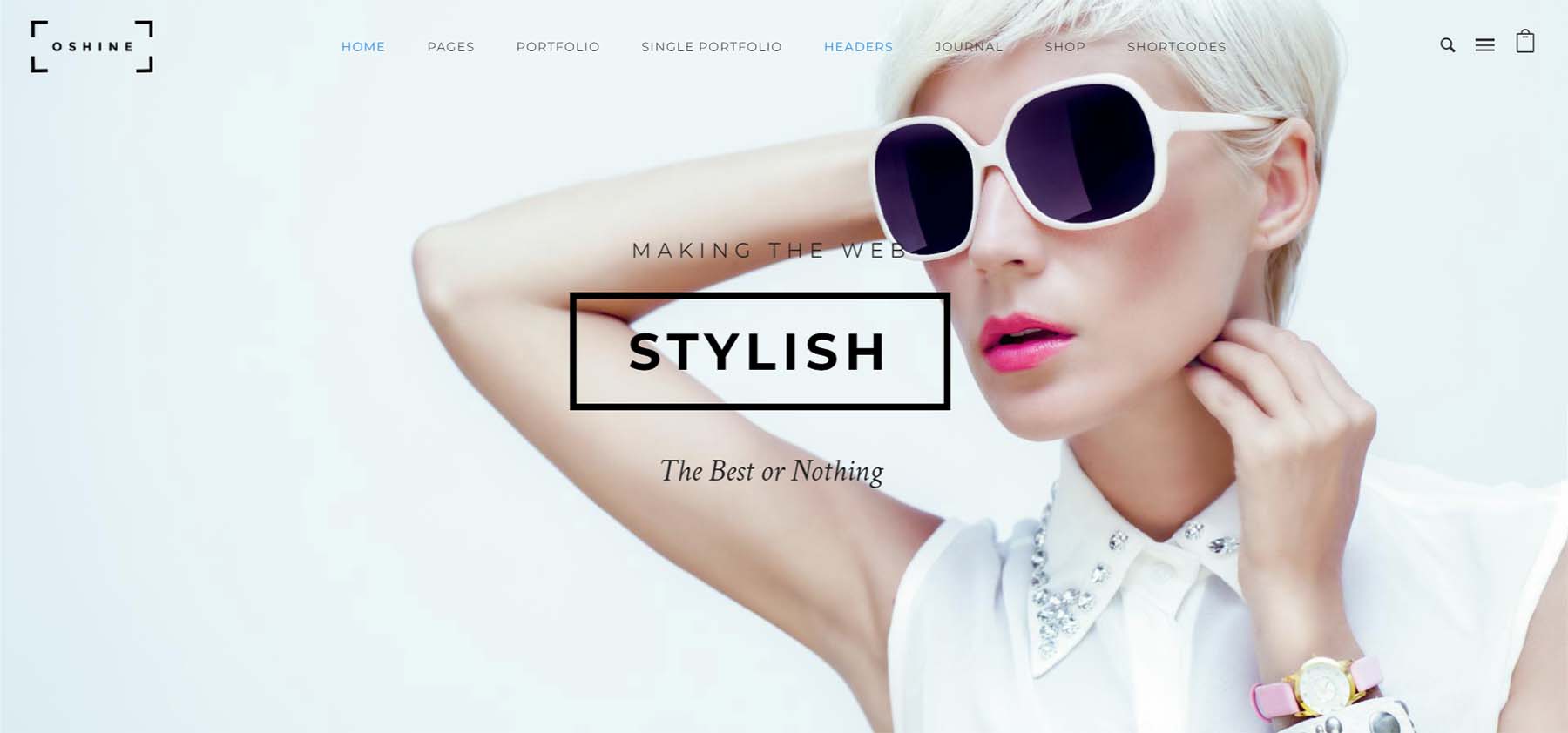 Oshine, Best WordPress Portfolio Theme