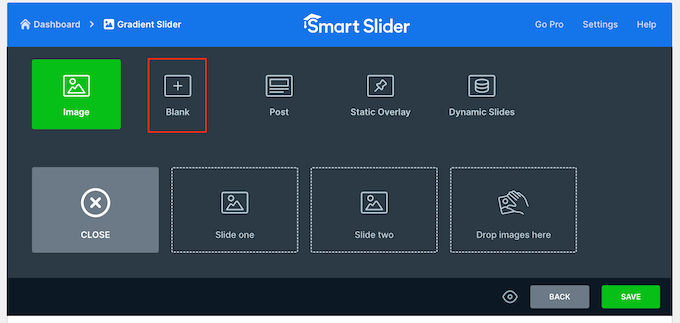 Smart Slider's presentation types