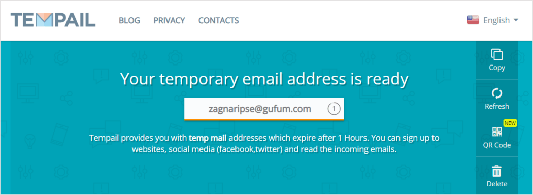 Tempail - Temporary Email service.