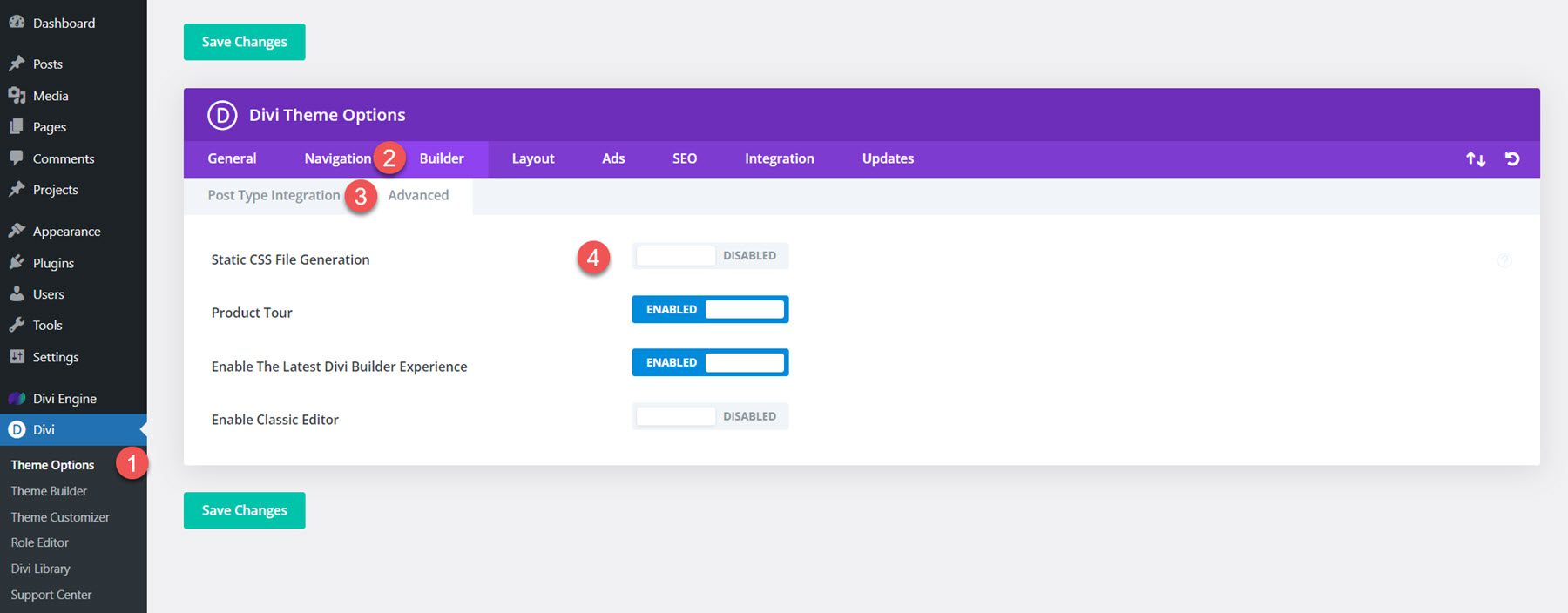 Divi Mega Menu Static CSS File Generation