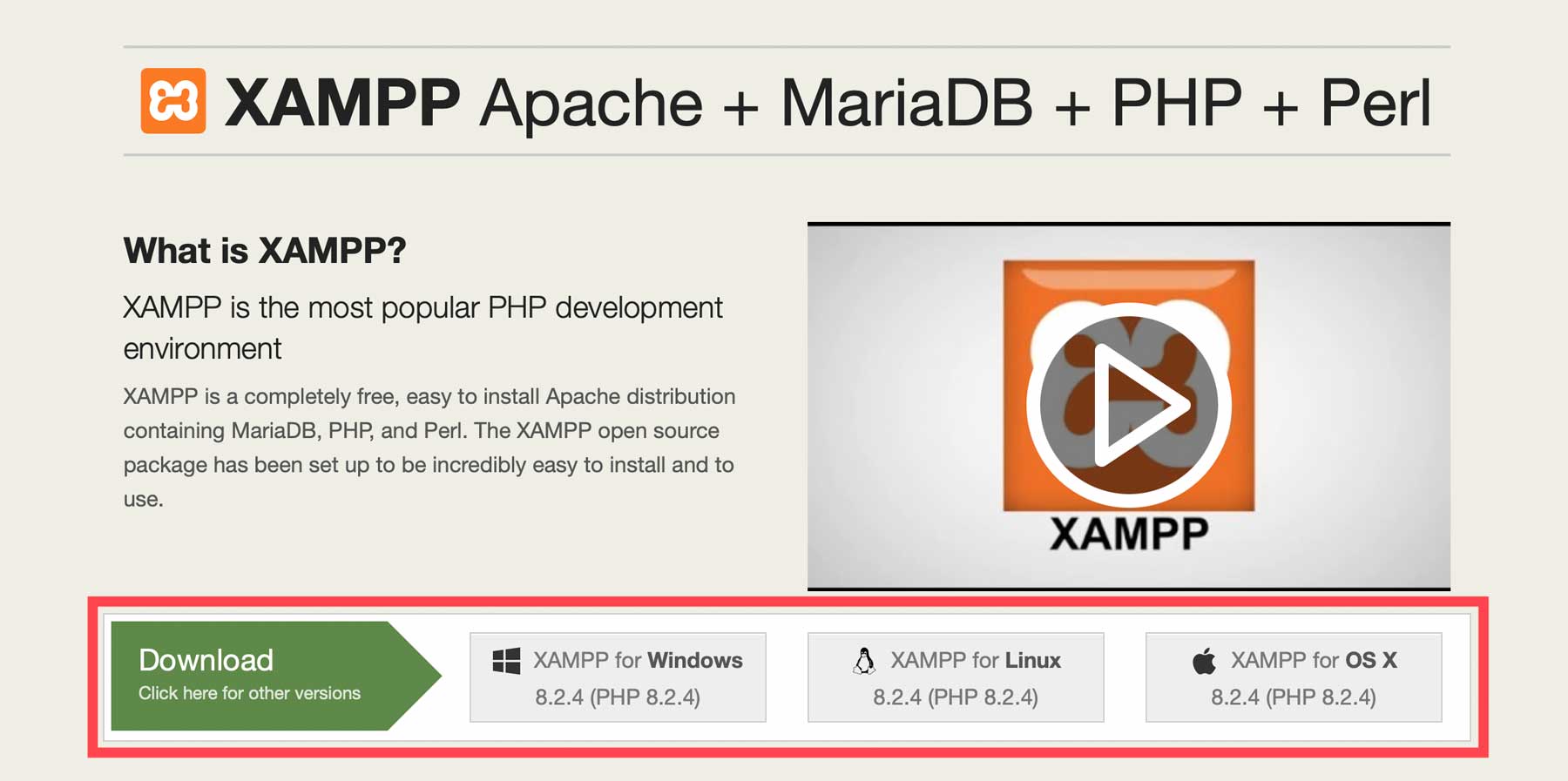 Download XAMPP