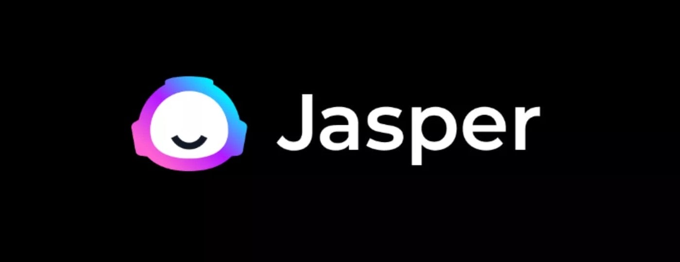 Jasper AI Logo on Black BG