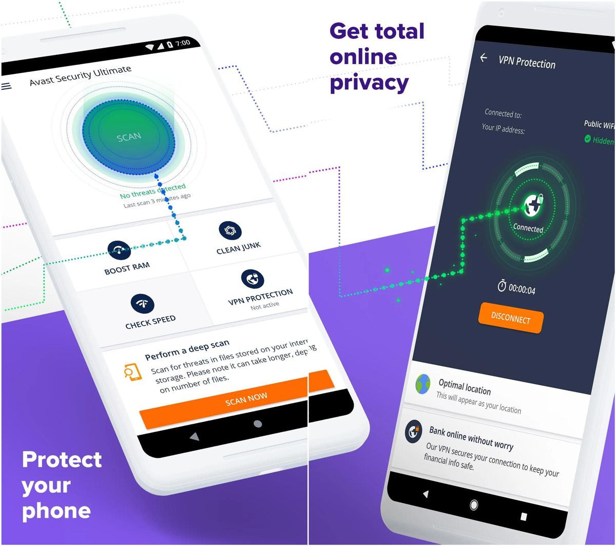Avast Antivirus for Android and iOS