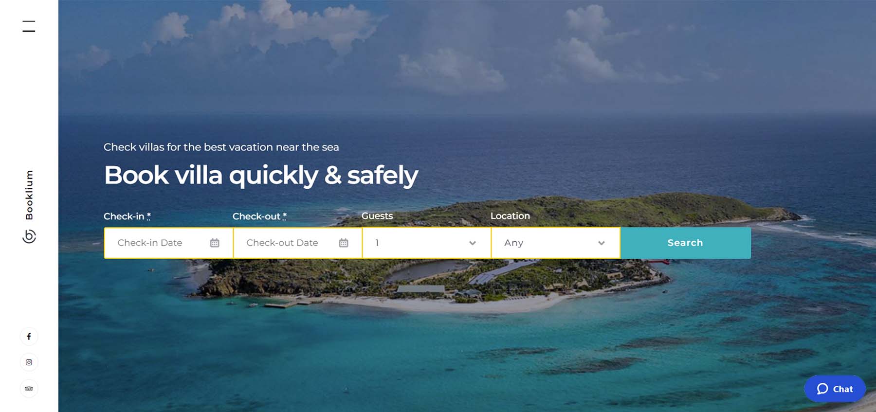 Booklium, the best travel WordPress theme for rentals