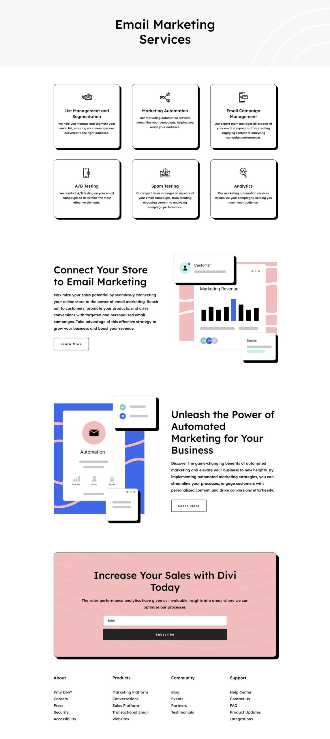 Email Marketing Layout Pack for Divi