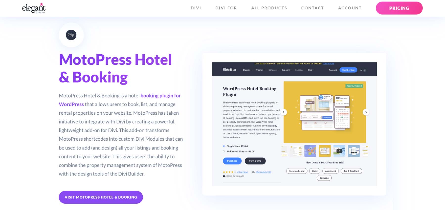 Motopress + Divi = The Best WordPress Travel Theme Combo