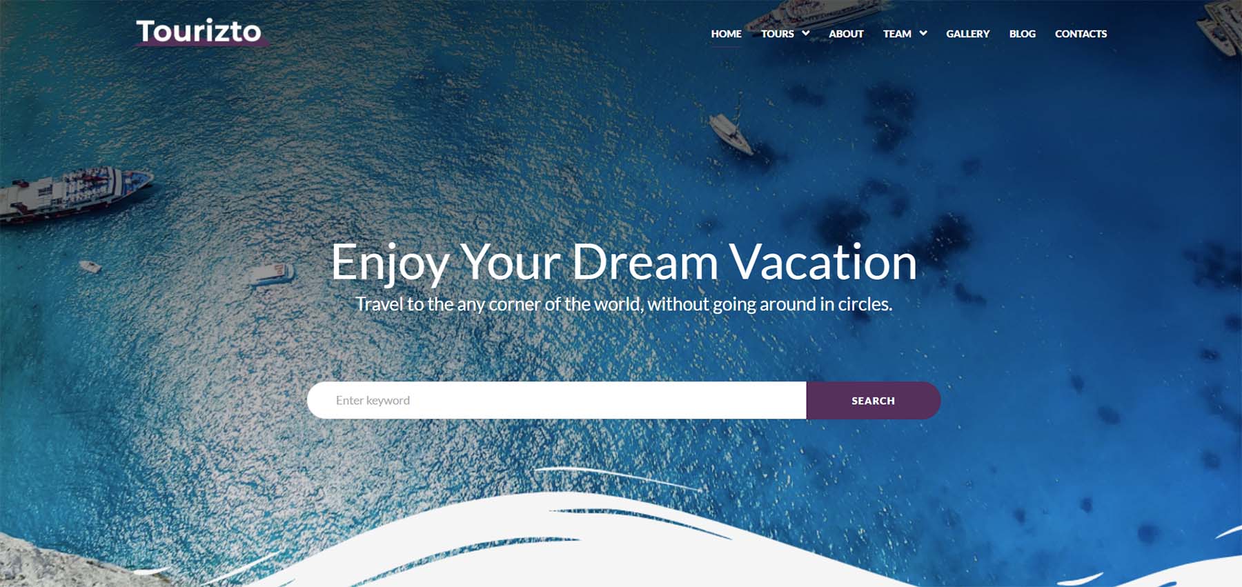 Tourizto - Travel Company WordPress Elementor Theme