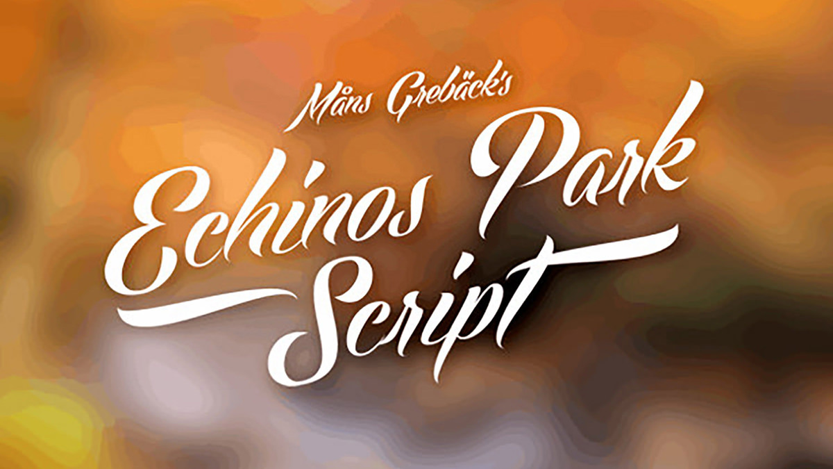 Echinos Park Script Font