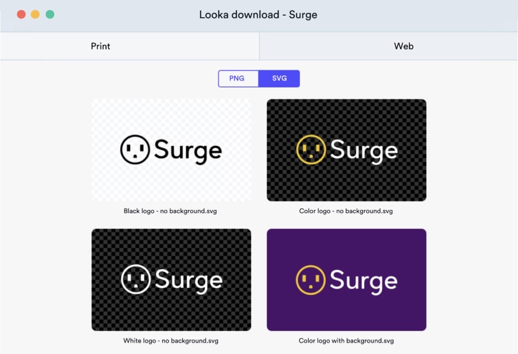 Generate Logo Versions with Looka