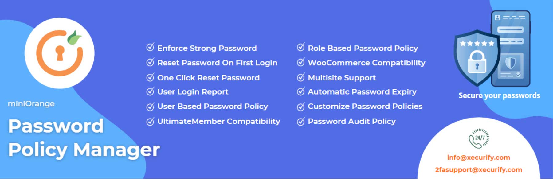 Password policy maker plugin