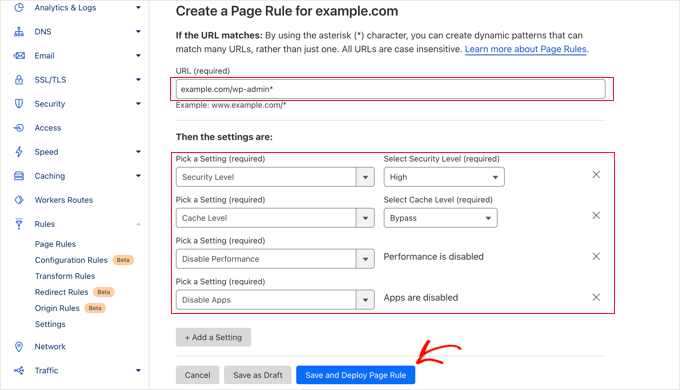 Exclude WordPress dashboard