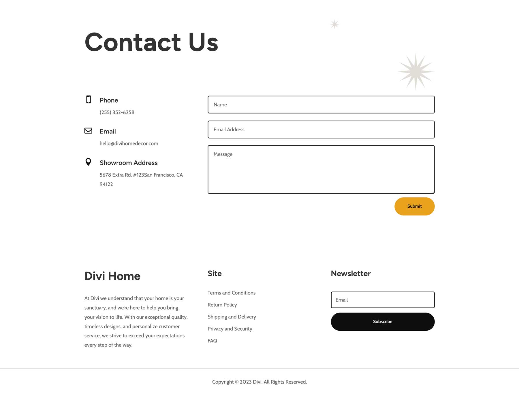 Home Decor Layout Pack for Divi