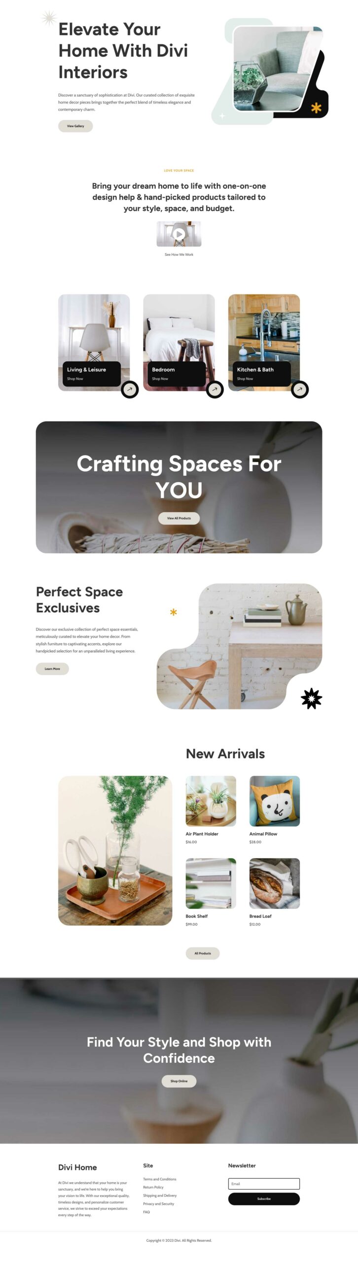 Home Decor layout pack