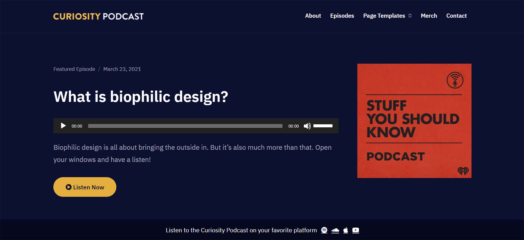 Podcast Plus, a WordPress podcast theme