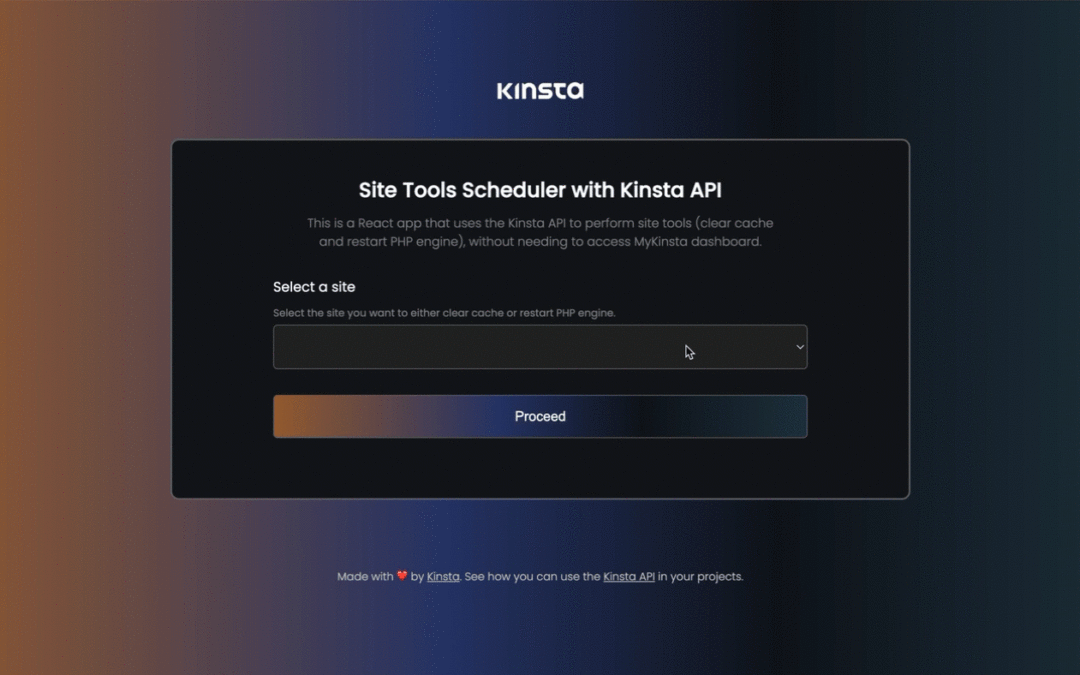 Agenda Your Upkeep Duties With Kinsta API (Transparent Cache, Restart PHP Engine)