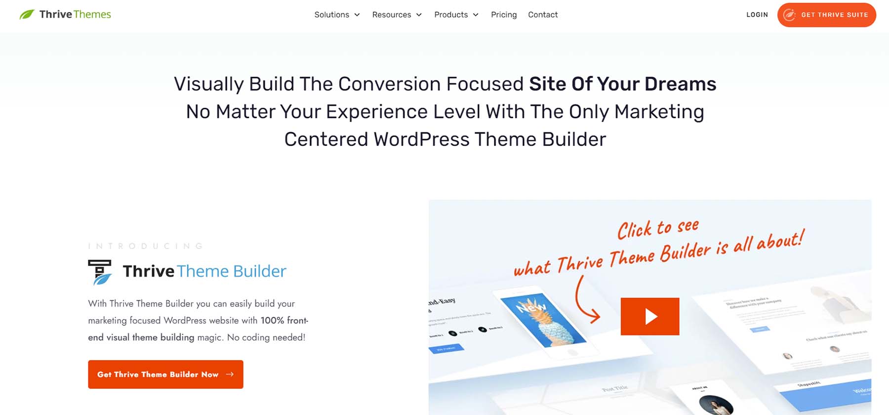 Thrive Theme Builder, for building marketing focused WordPress websites from scratch!