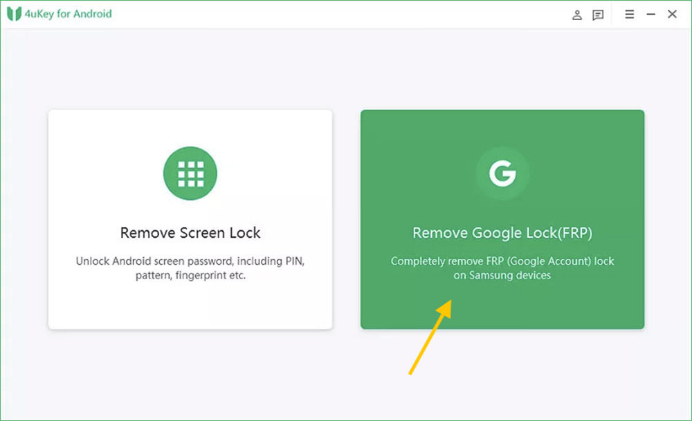 4uKey for Android Remove Google Lock screen