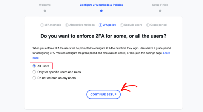 Enforce 2FA for All Users