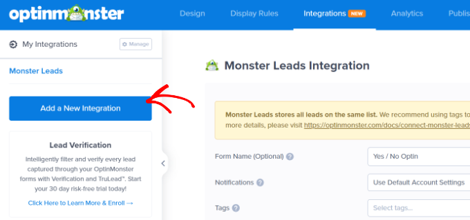 Add email integration