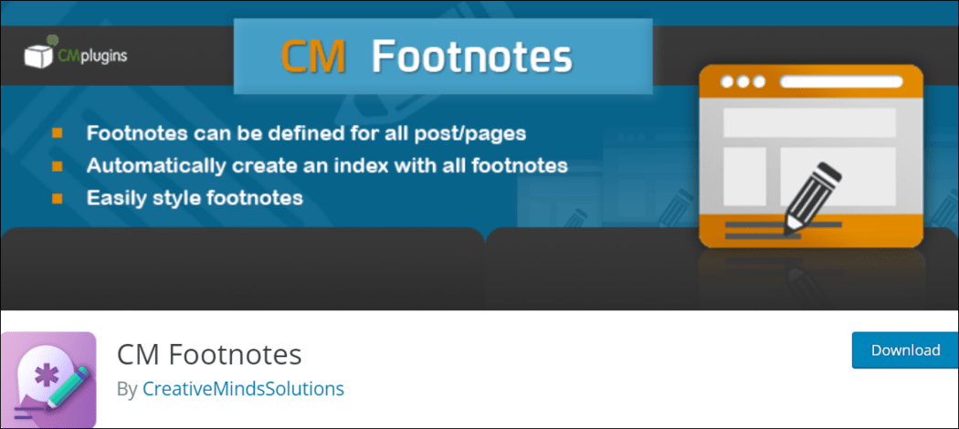 CM Footnotes