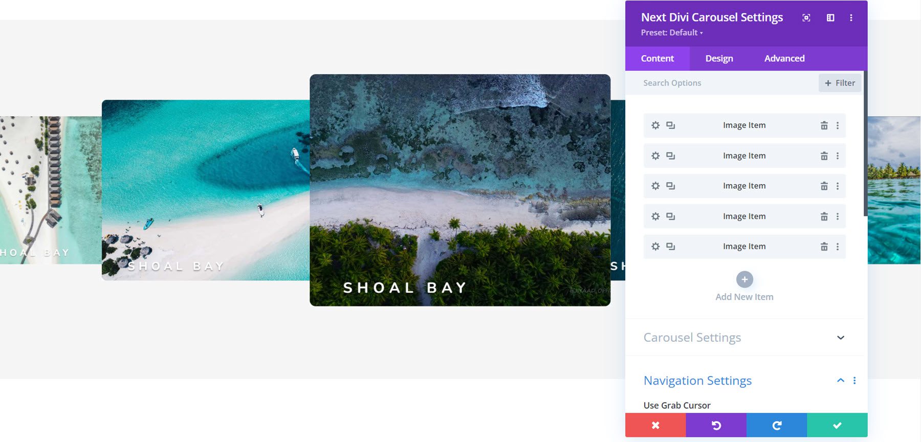 Divi Essential Carousel