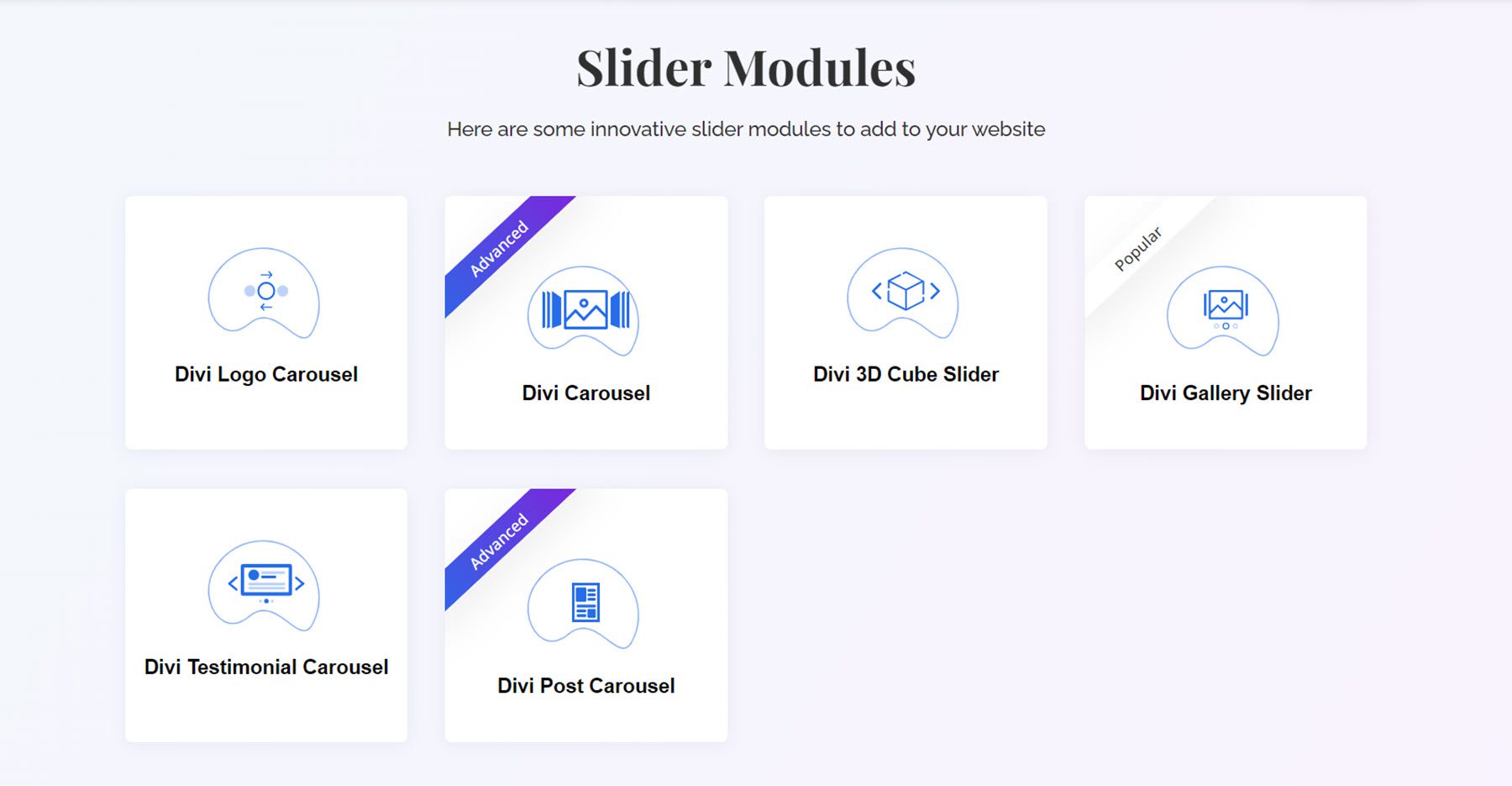 Divi Essential Slider Modules