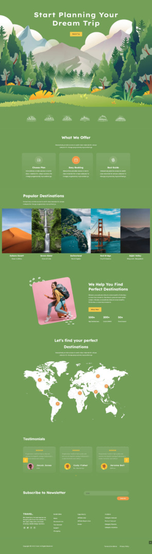 Divi Essential Tour Website Starter Layout