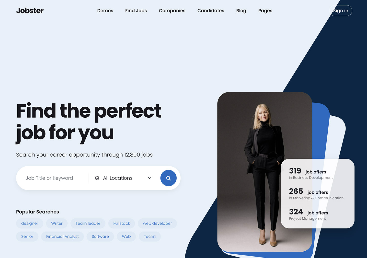 Jobster WordPress Theme