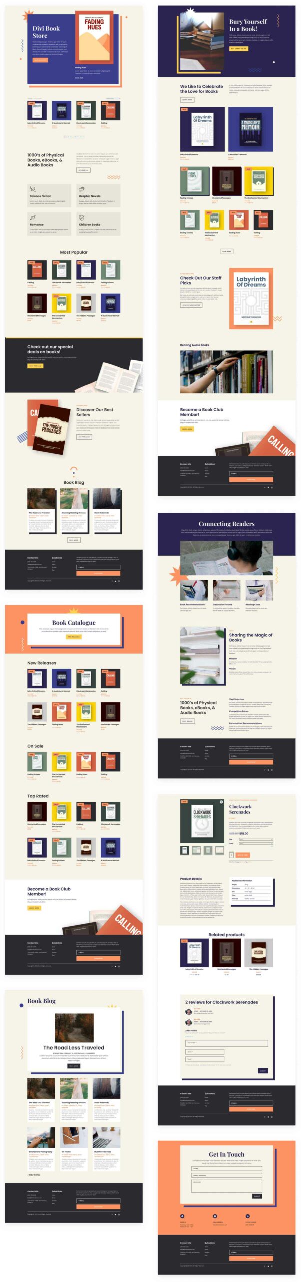 Book Store layout pack