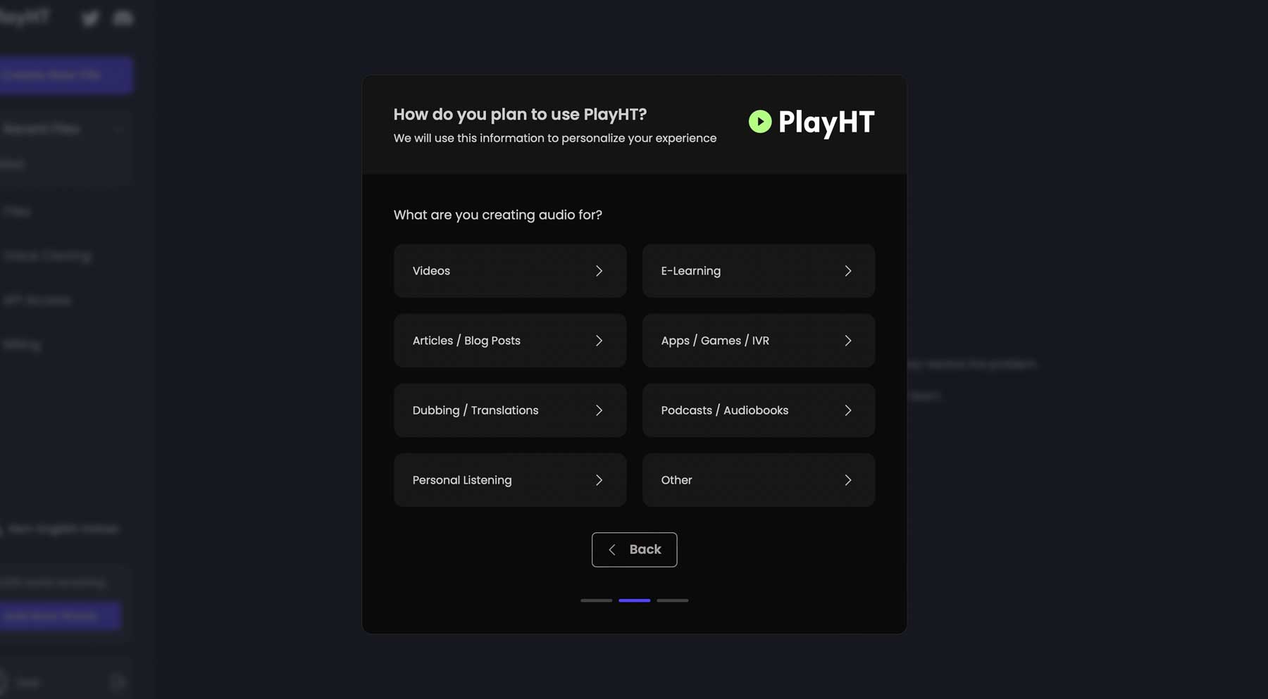 setup PlayHT AI voice