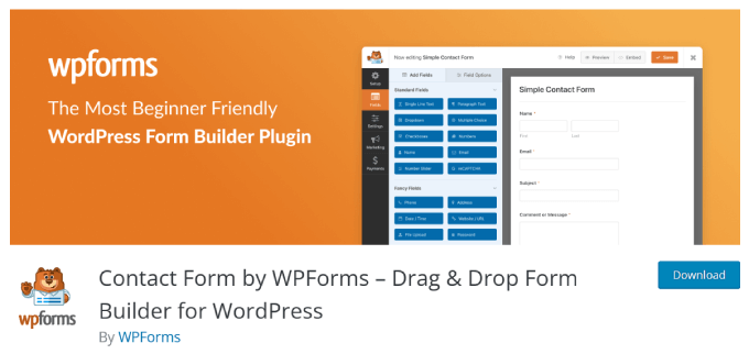 WPforms lite