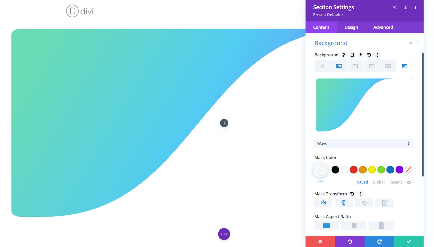 Divi Gradient Builder Example