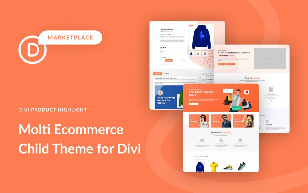 Divi Product Highlight: Molti Ecommerce