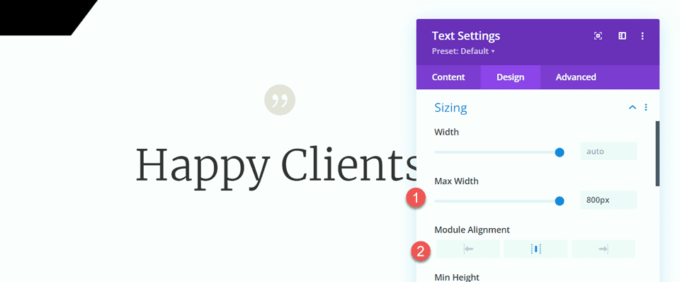 Divi Use Divider Module to Create Balance in Design Max Width