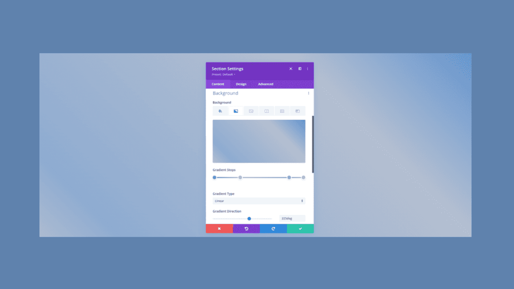 How to use the Divi gradient builder to blend multiple gradient colors effortlessly