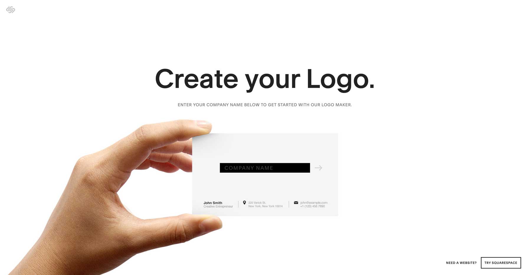 Squarespace logo creator