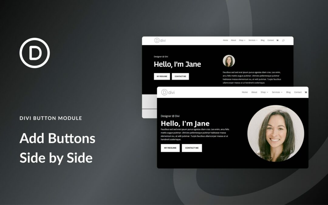 4 Ways to Add Divi Button Modules Side by Side