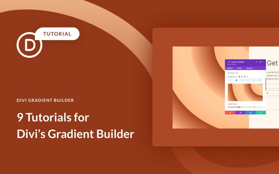 9 Amazing Tutorials on Divi’s Gradient Builder