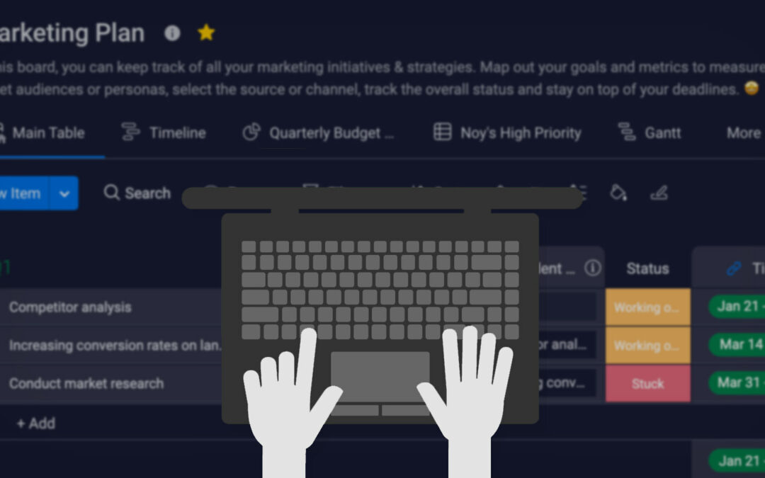 25 Monday.com Keyboard Shortcuts