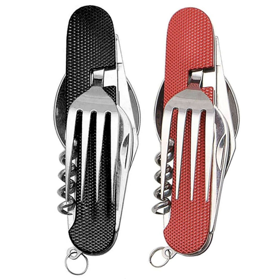 FUZVOL Folding Camping Cutlery Set