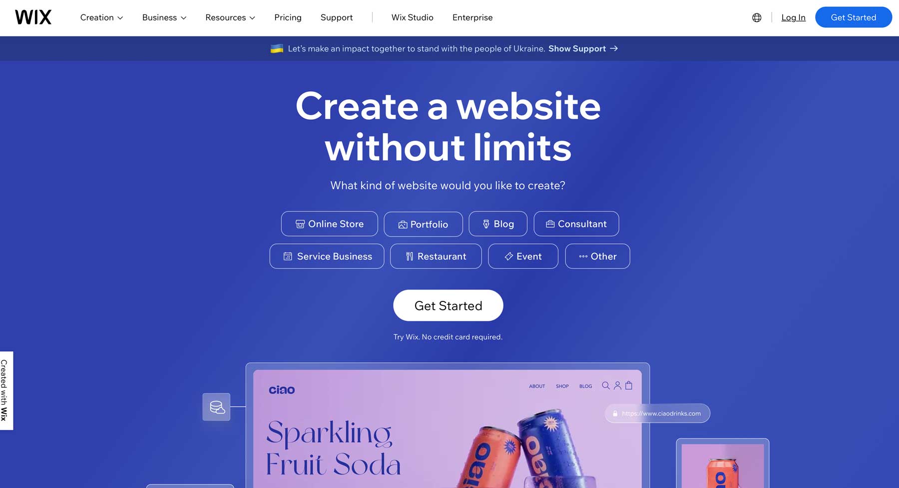 Wix website builder