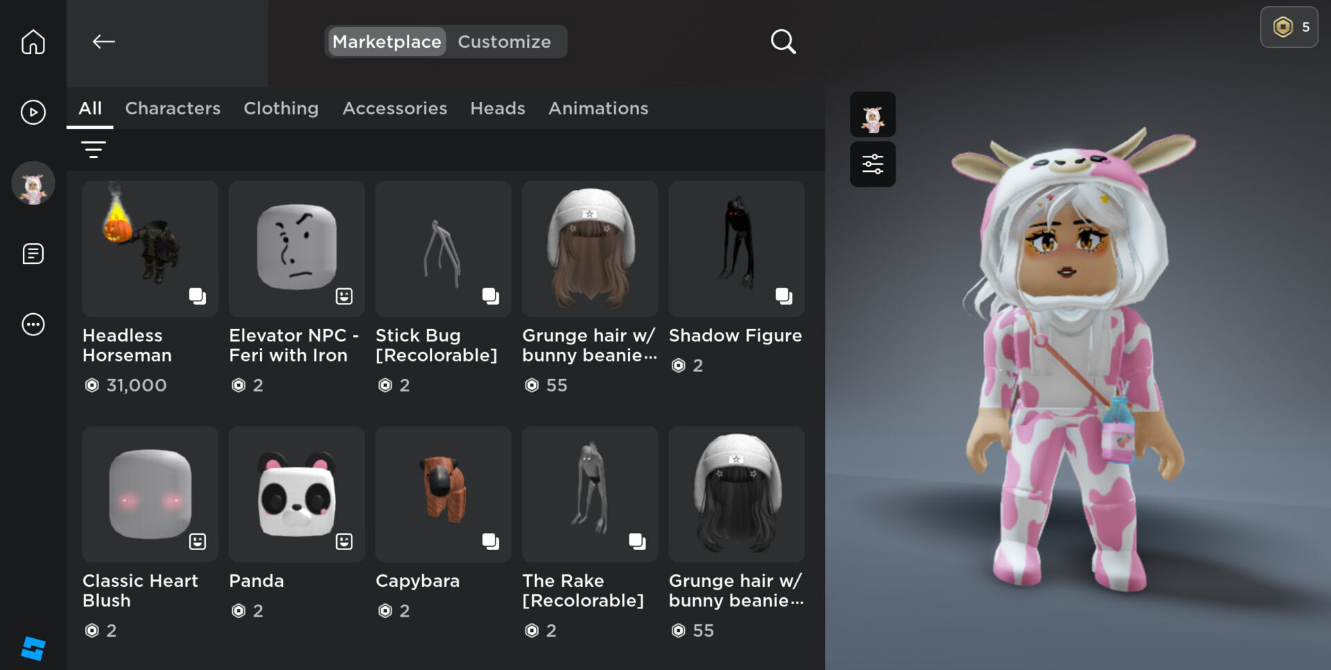 Creating Roblox Avatar