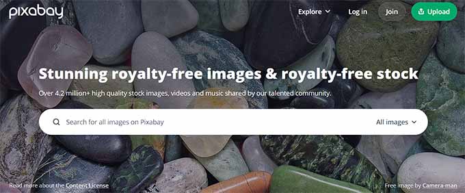 Pixabay website